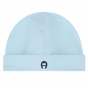 Baby Boys Blue Logo Hat