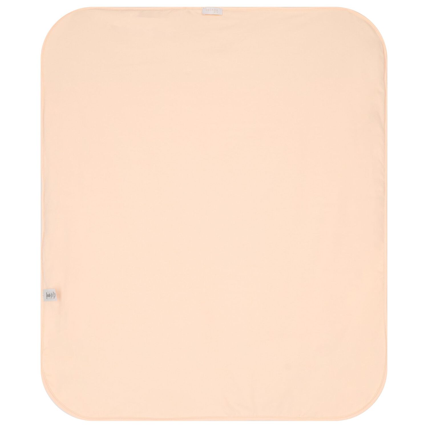 Baby Girls Pink & Ivory Logo Blanket, 2, hi-res