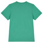 Boys Green & Black Cotton T-Shirts ( 2-Pack ), 1, hi-res