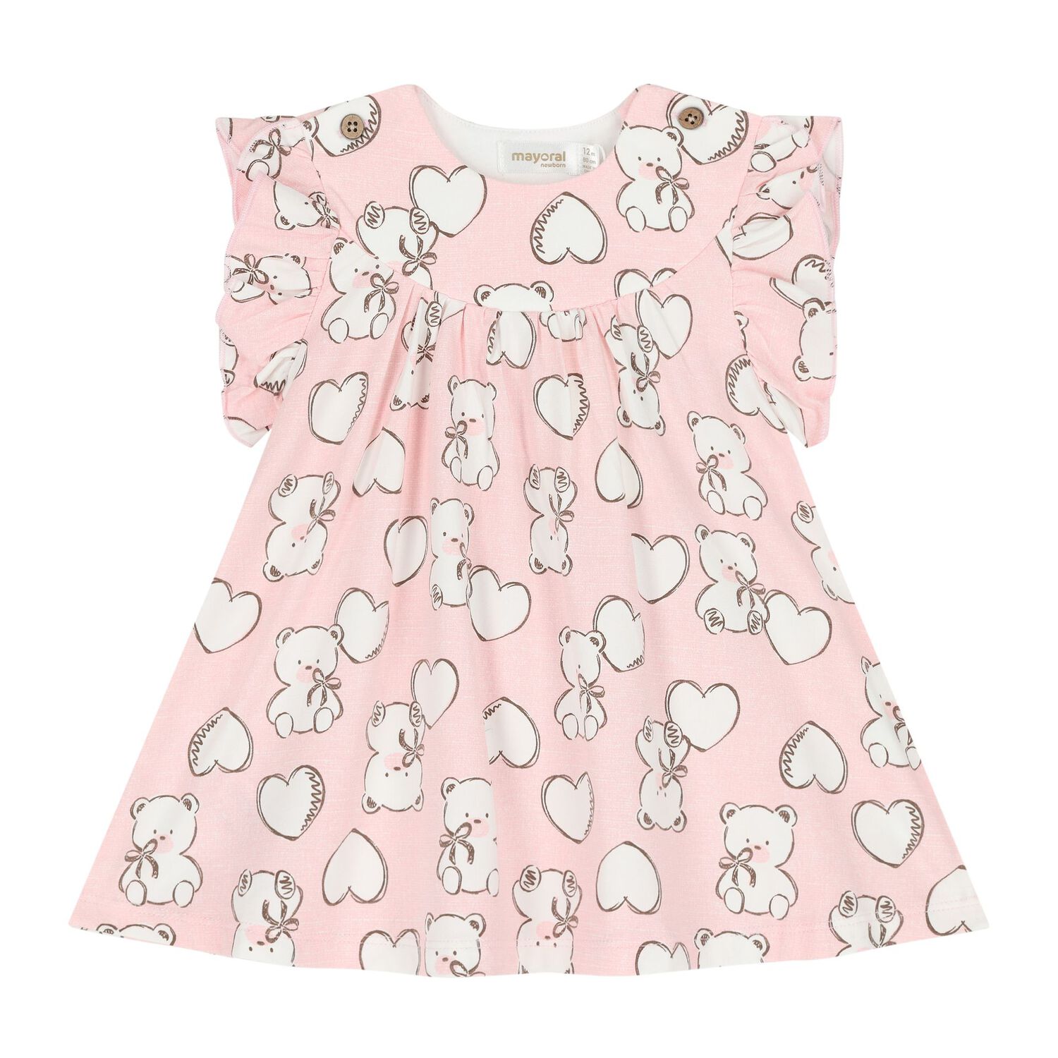 Baby Girls Floral Dress Set, 1, hi-res