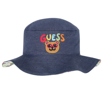 Blue & White Reversible Logo Hat