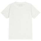 Boys White Logo T-Shirt, 1, hi-res