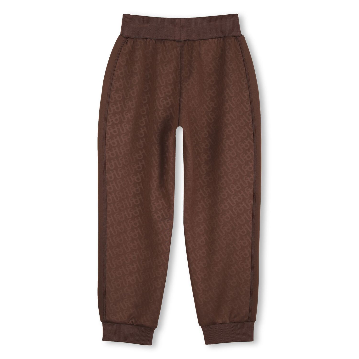 Boys Brown Logo Joggers, 1, hi-res