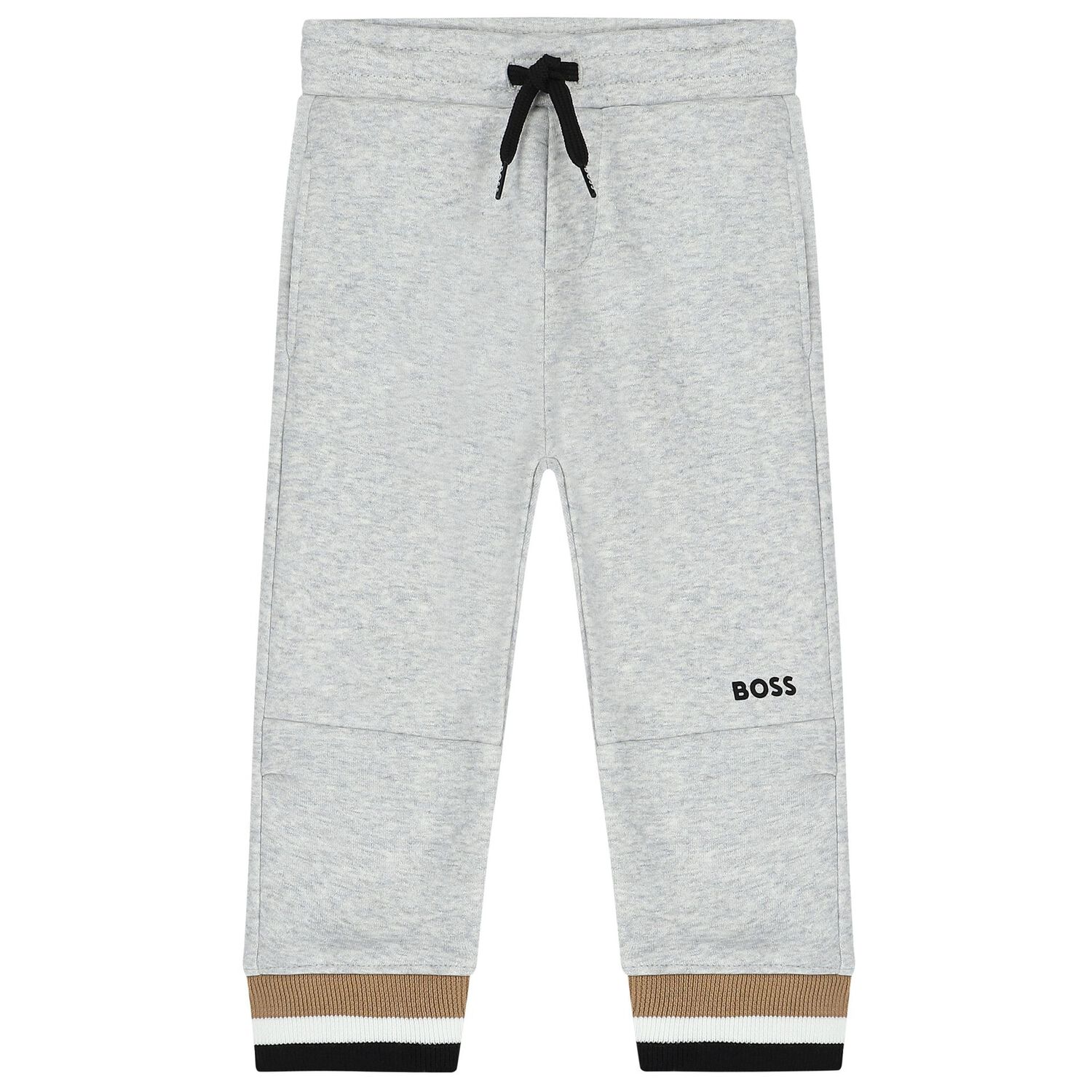 Younger Boys Grey Logo Tracksuit, 1, hi-res