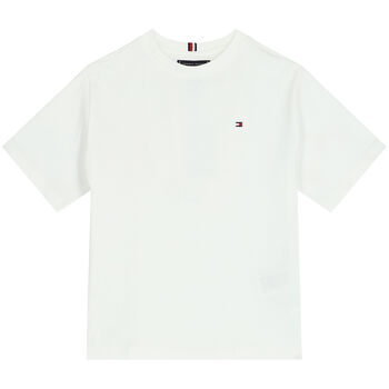 Boys White Logo T-Shirt