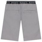 Boys Grey Logo Shorts , 1, hi-res