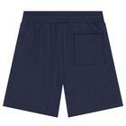 Boys Navy Blue Shorts, 5, hi-res