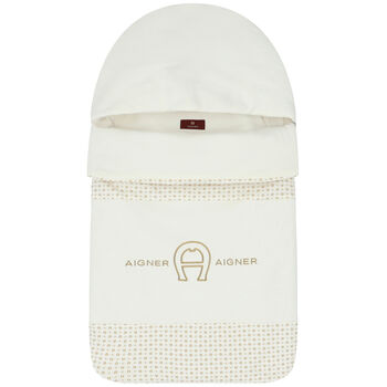 Ivory & Gold Logo Baby Nest