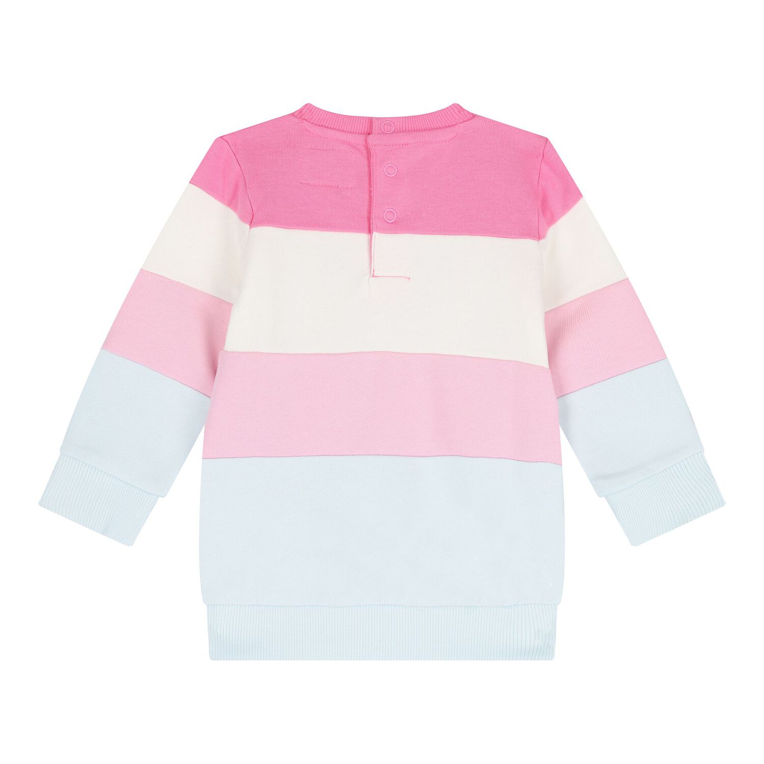 طقم بنات فستان بالشعار متعدد الألوان, 1, hi-res