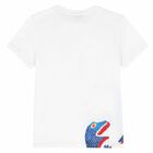 Boys White Dinosaur T-Shirt, 2, hi-res
