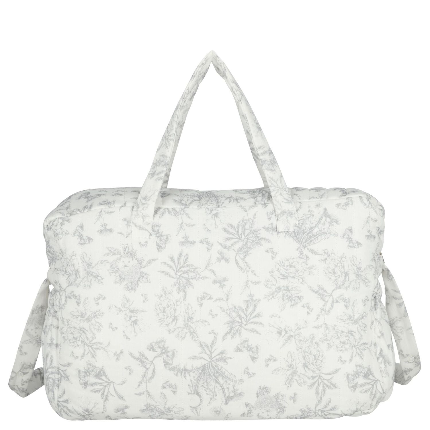 Ivory & Grey Toile De Jouy Baby Changing Bag, 2, hi-res
