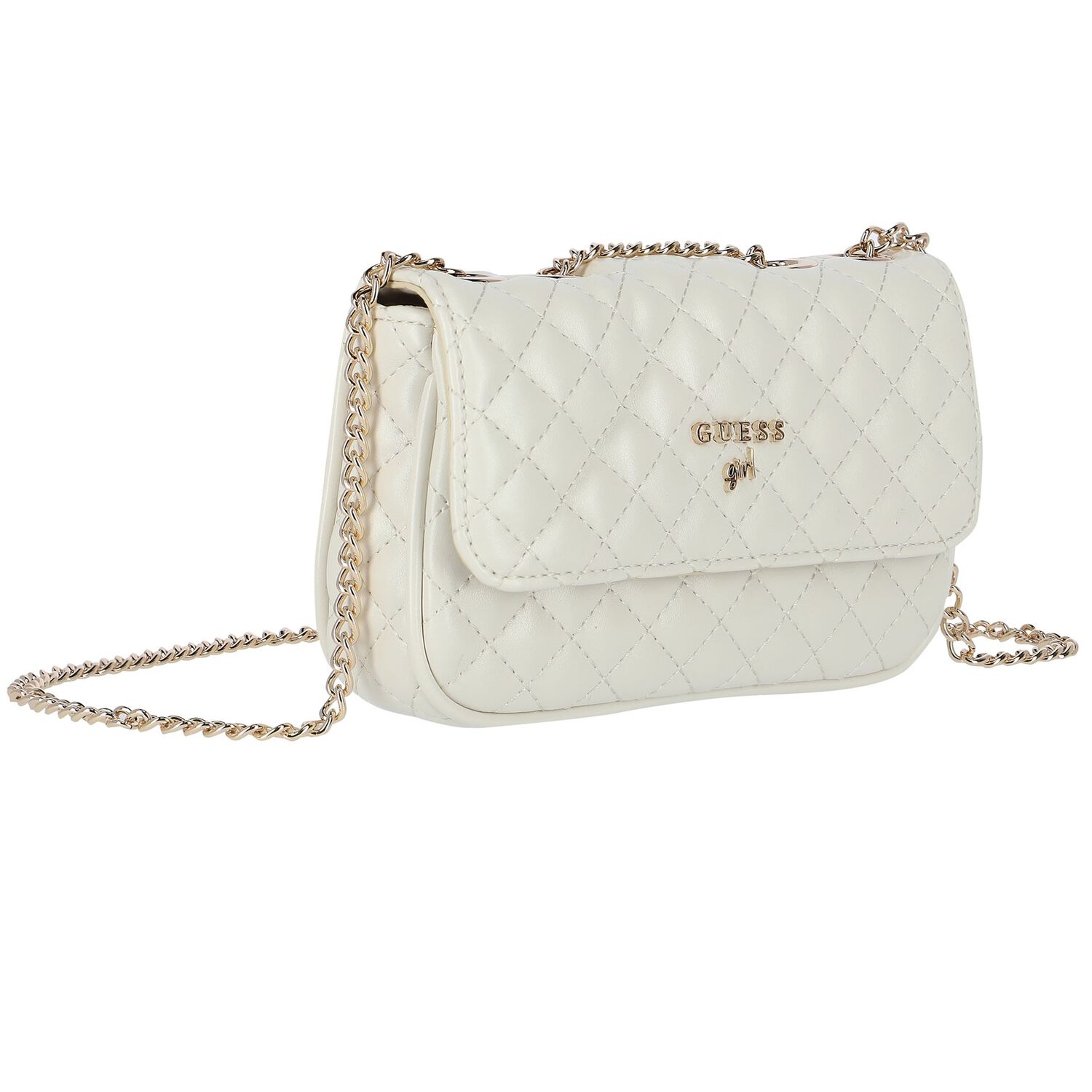 Girls White & Gold Bag&nbsp;, 2, hi-res