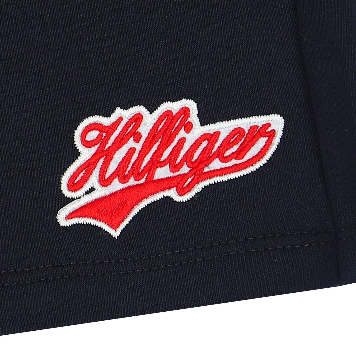 شورت أولاد بالشعار باللون الكحلى, 1, hi-res