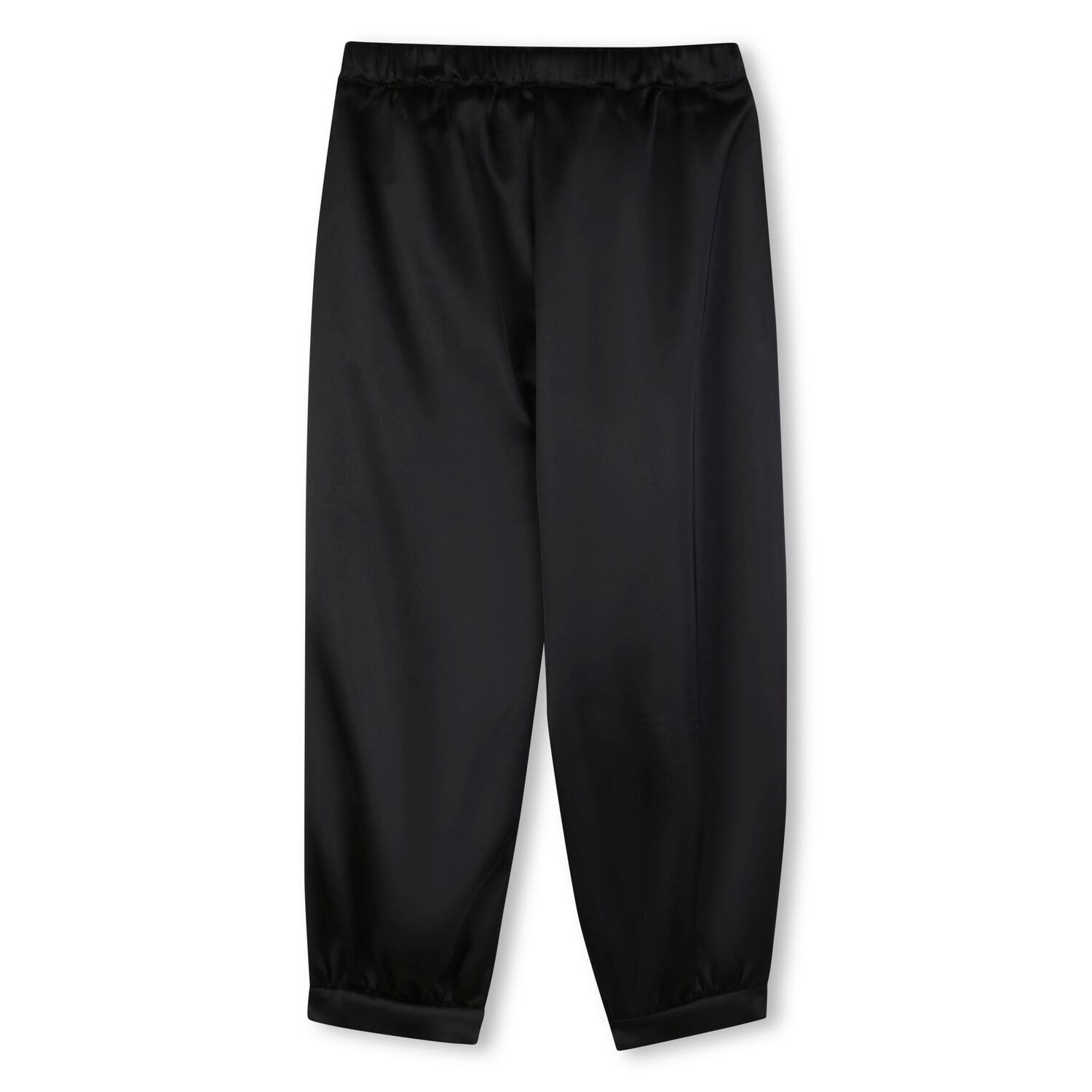 Girls Black Logo Joggers, 1, hi-res