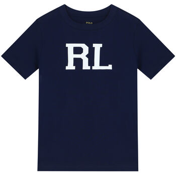 Boys Navy Logo T-Shirt