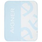 بطانية أولاد بالشعار باللون الأبيض و الأزرق, 2, hi-res