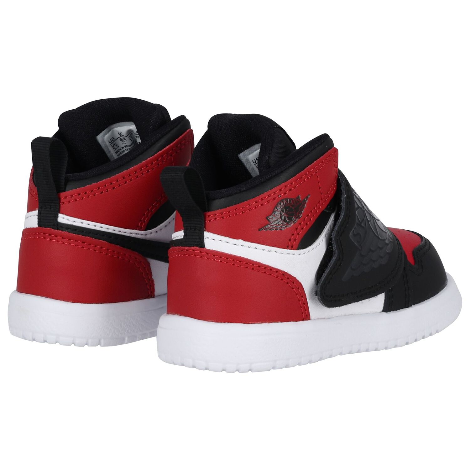 حذاء رياضي Sky Jordan 1 باللونين الأسود والأحمر والأبيض, 2, hi-res