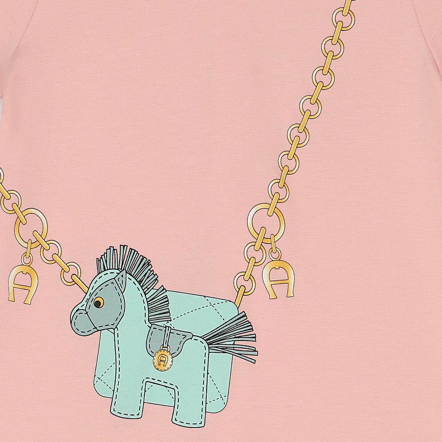 Younger Girls Pink Logo Bag Dress, 1, hi-res