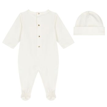 Baby Girls White & Red Babygrow Gift Set