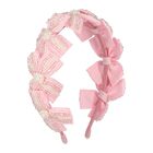 Girls Pink Embellished Crystal & Pearl Headband, 1, hi-res
