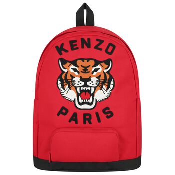 Red Tiger Logo Backpack