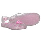 Girls Pink Jelly Sandals, 1, hi-res