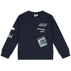 بدلة أولاد رياضية بطبعة ديناصور باللون الكحلي , 2, hi-res