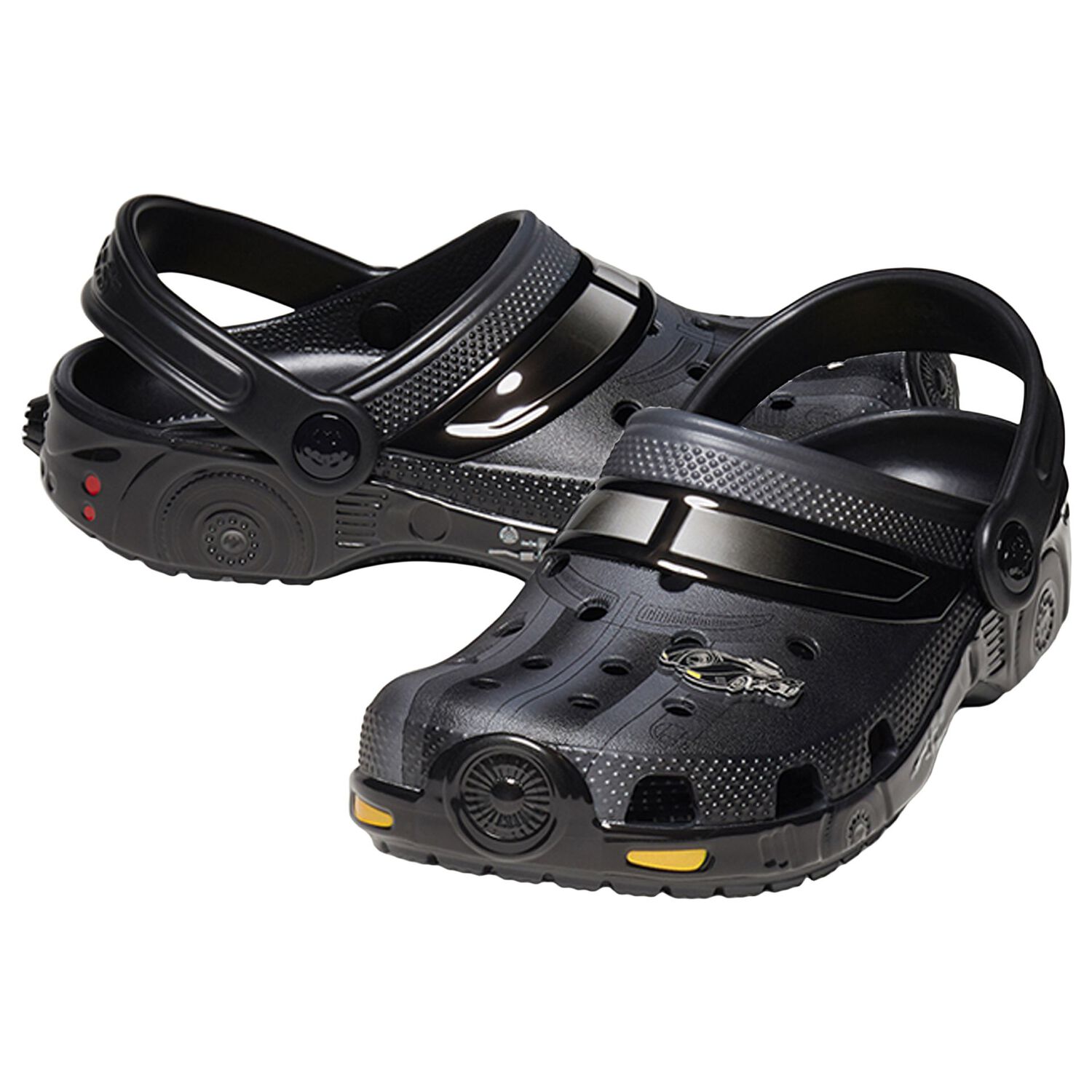 Black Batman Classic Clogs Sandals, 1, hi-res
