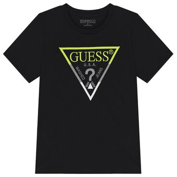Boys Black Logo T-Shirt