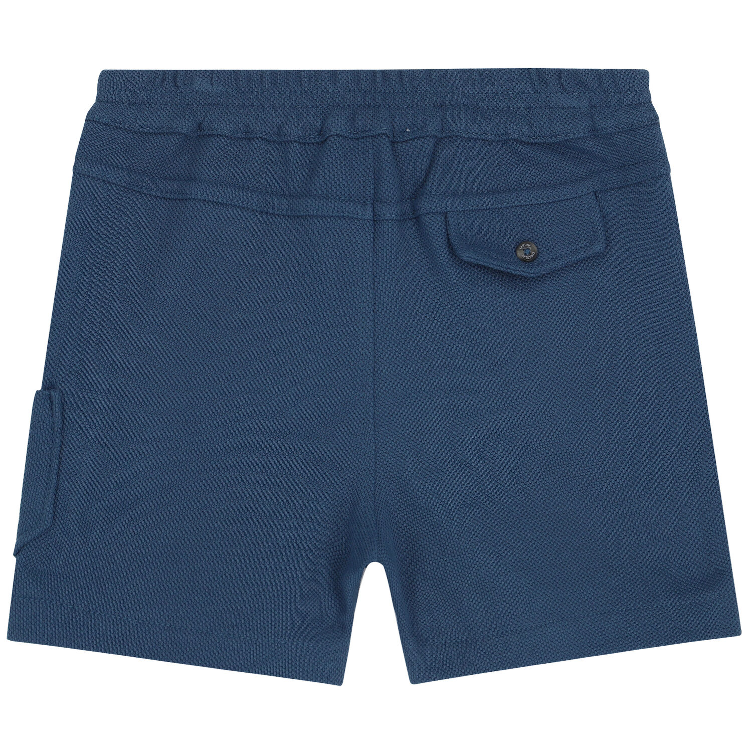 Younger Boys Blue Logo Shorts, 1, hi-res