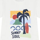 Boys White & Red Palm Tree Shorts Set, 2, hi-res