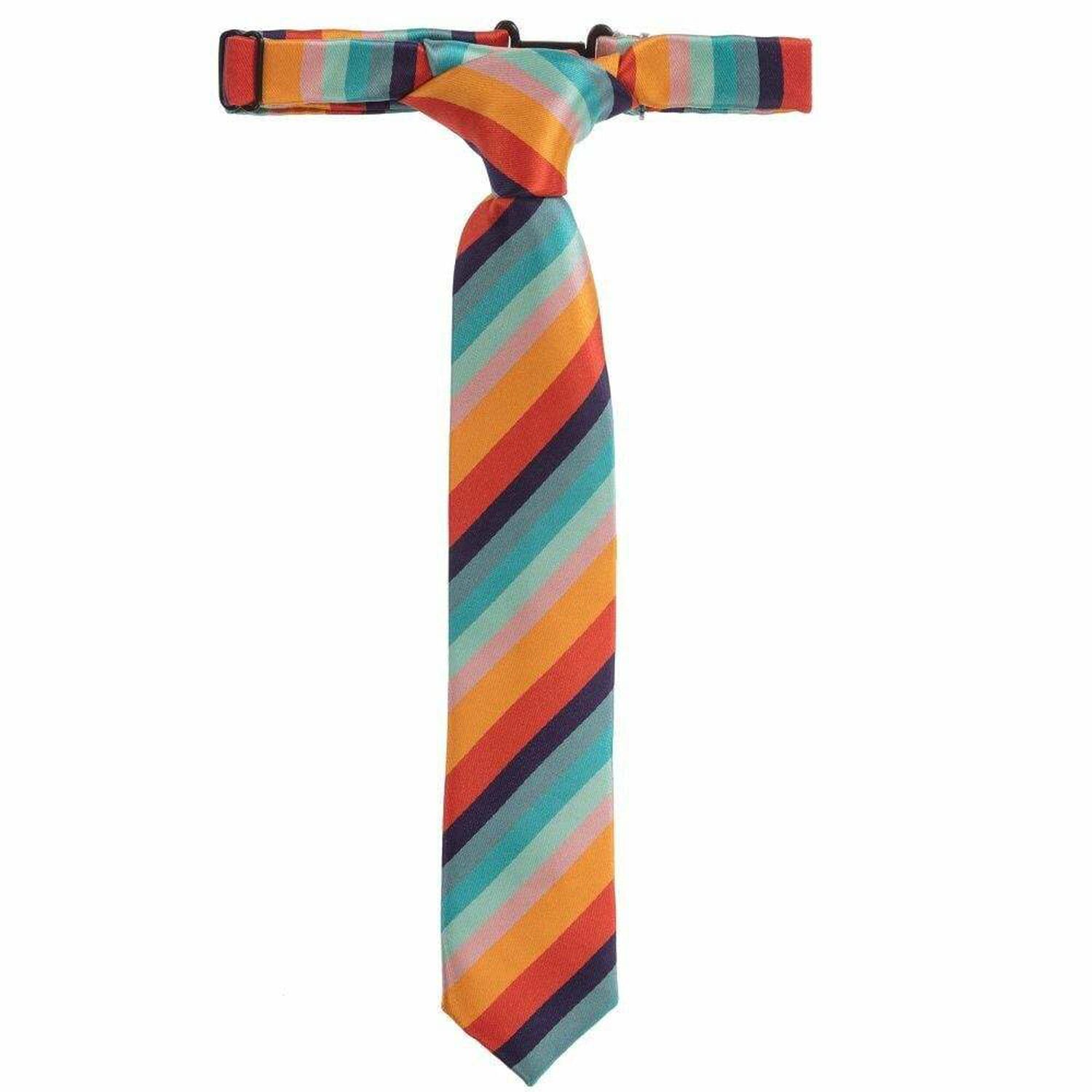 Boys Striped Tie, 1, hi-res