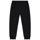 Black Teddy Bear Logo Joggers, 1, hi-res