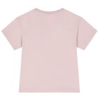 Girls Pink Trolls Logo T-Shirt, 1, hi-res