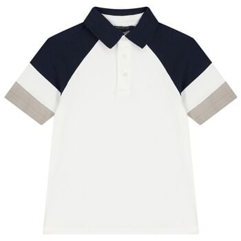 Boys White Polo Shirt