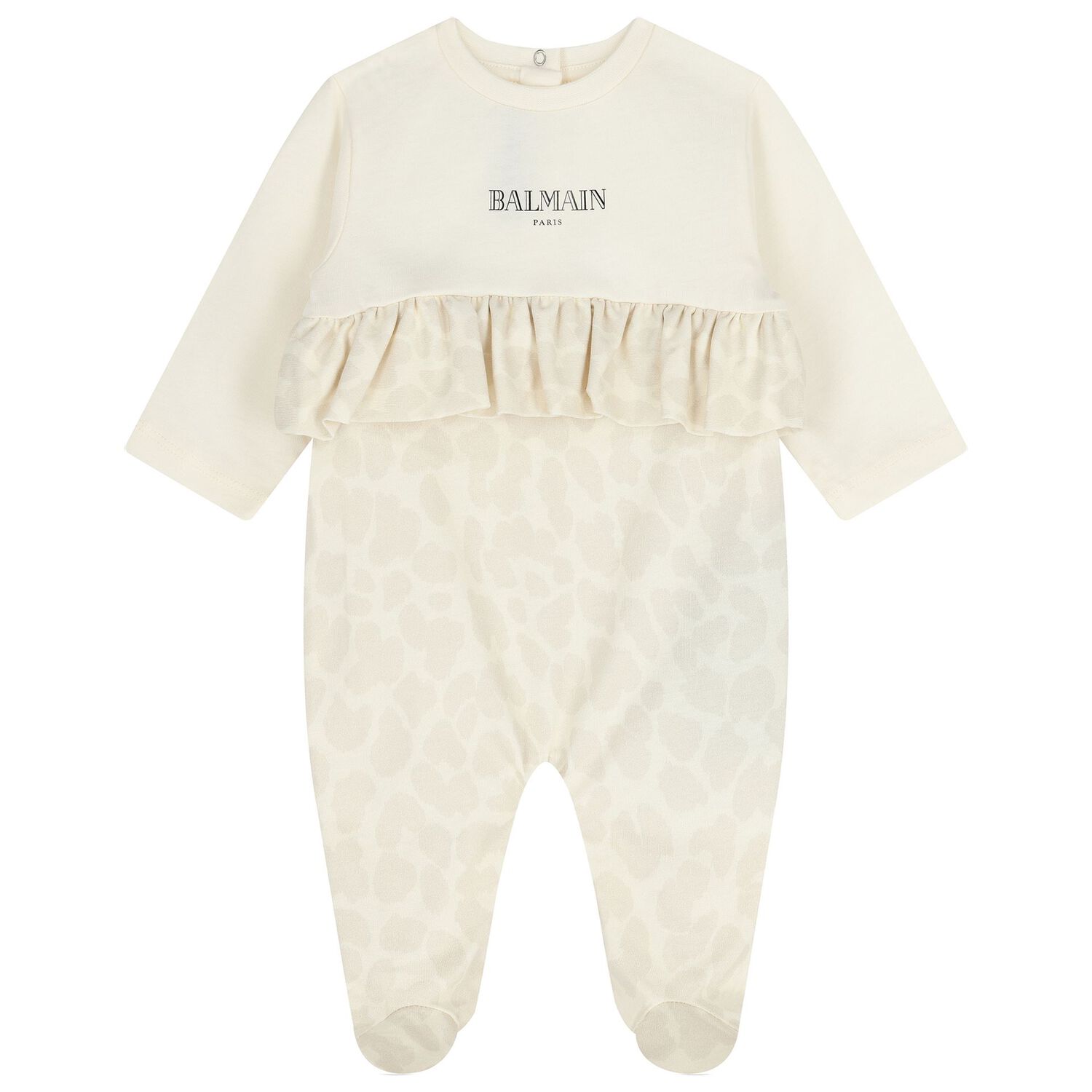 Baby Girls Ivory & Beige Logo Babygrow Gift Set, 1, hi-res