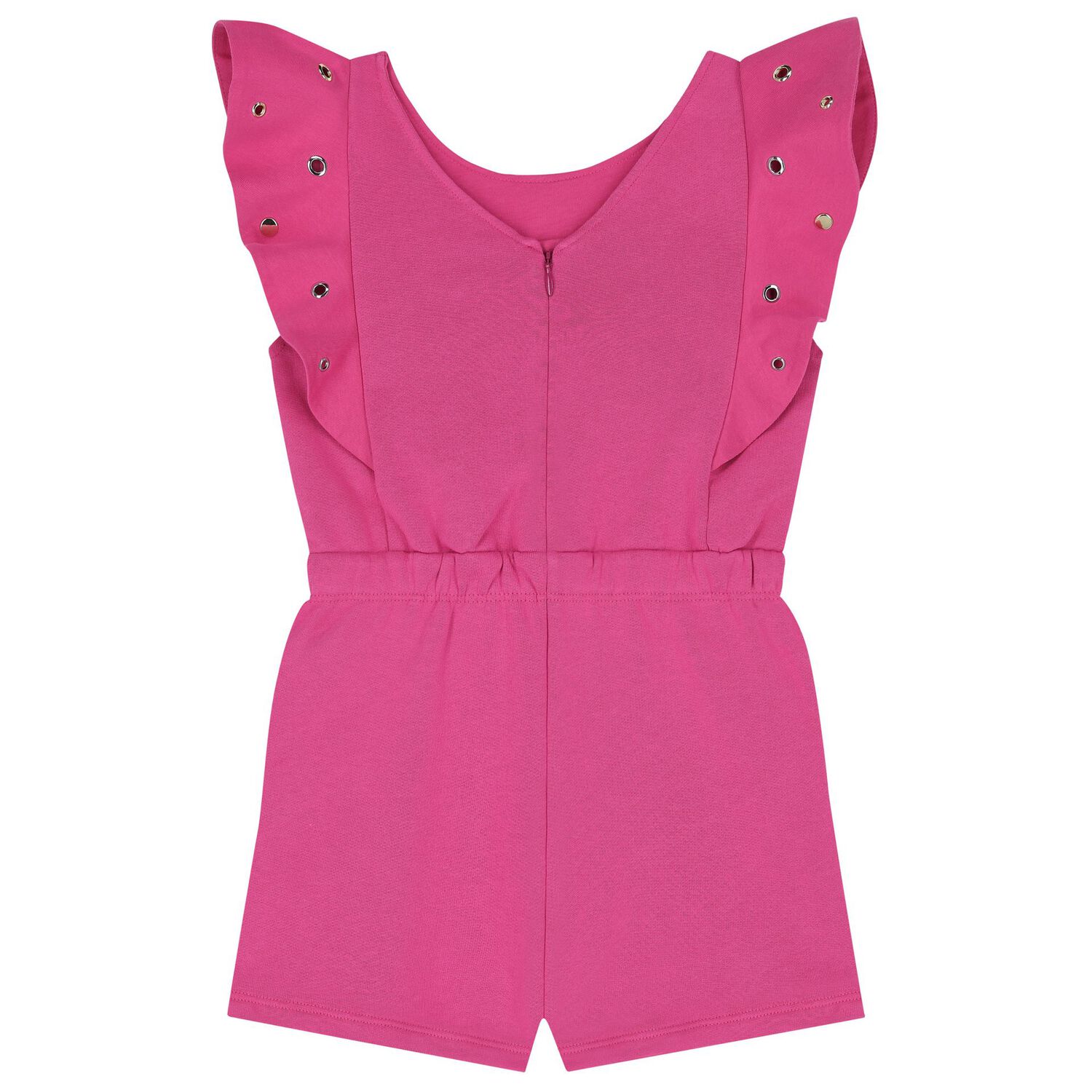 Girls Pink Logo Playsuit, 2, hi-res image number null