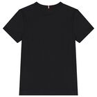 مجموعة شورت بشعار أسود للأولاد, 1, hi-res