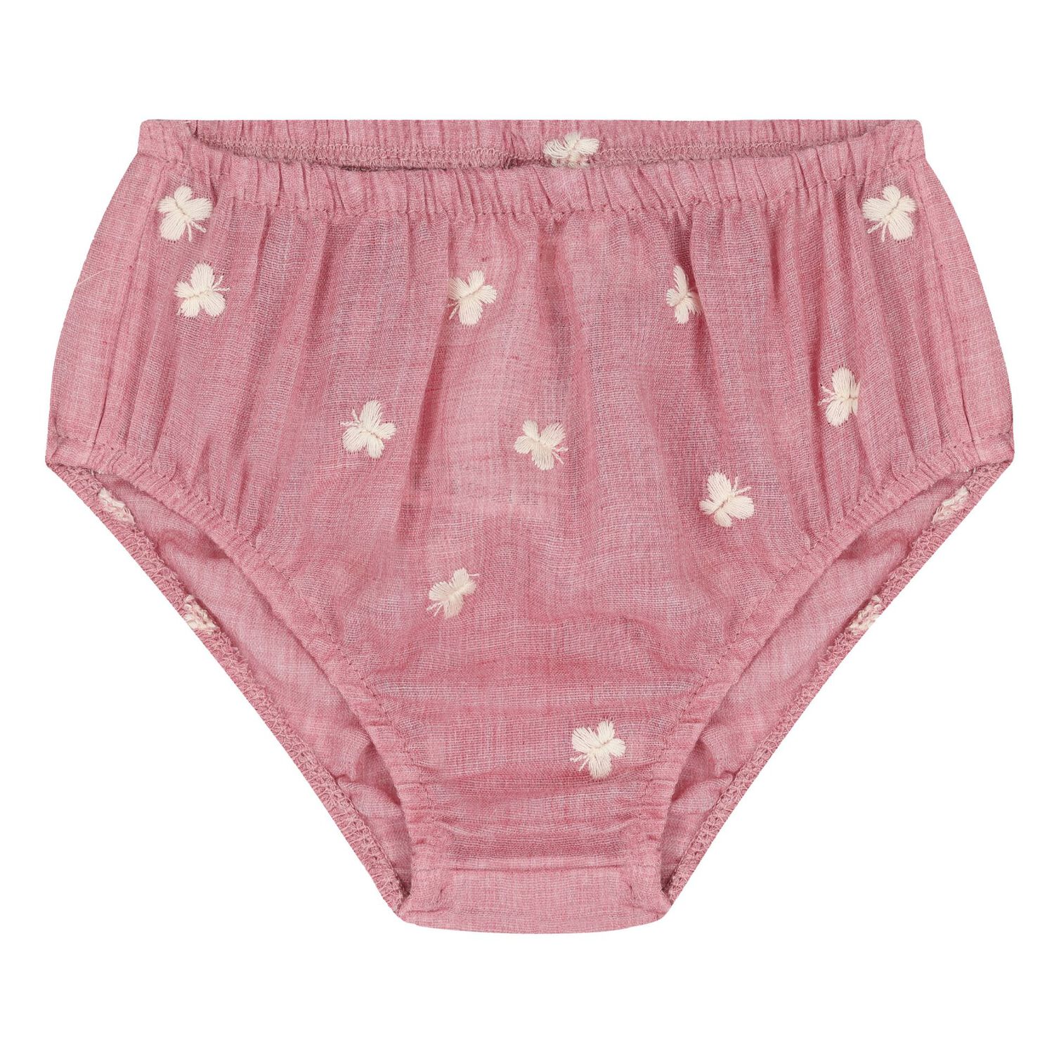 Baby Girls Red Floral Embroidered Dress Set, 2, hi-res