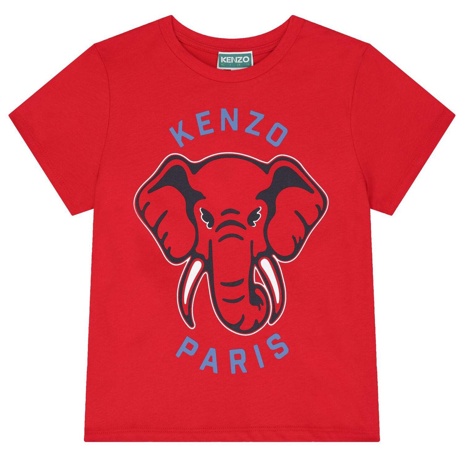 Boys Red Elephant Logo T-Shirt, 1, hi-res image number null