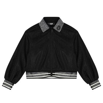 توب بنات بسحاب بالشعار وحجر الراين باللون الأسود