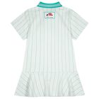 Girls Grey & Green Striped Disney Polo Dress, 1, hi-res
