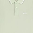 Boys Mini Me Green Logo Polo Shirt, 5, hi-res