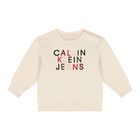 Baby Girls Beige Logo Tracksuit, 1, hi-res