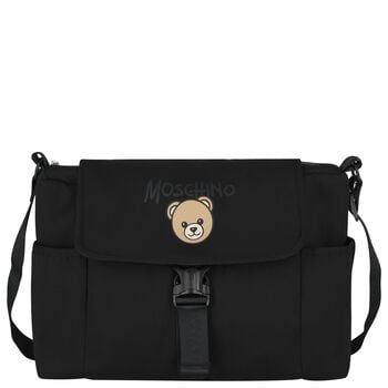 Black Teddy Bear Logo Baby Changing Bag ( 40CM )