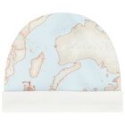Baby Boys Beige & Blue Geo Map Babygrow Gift Set, 2, hi-res