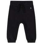 بدلة رياضية أولاد بالشعار باللون الأسود, 1, hi-res