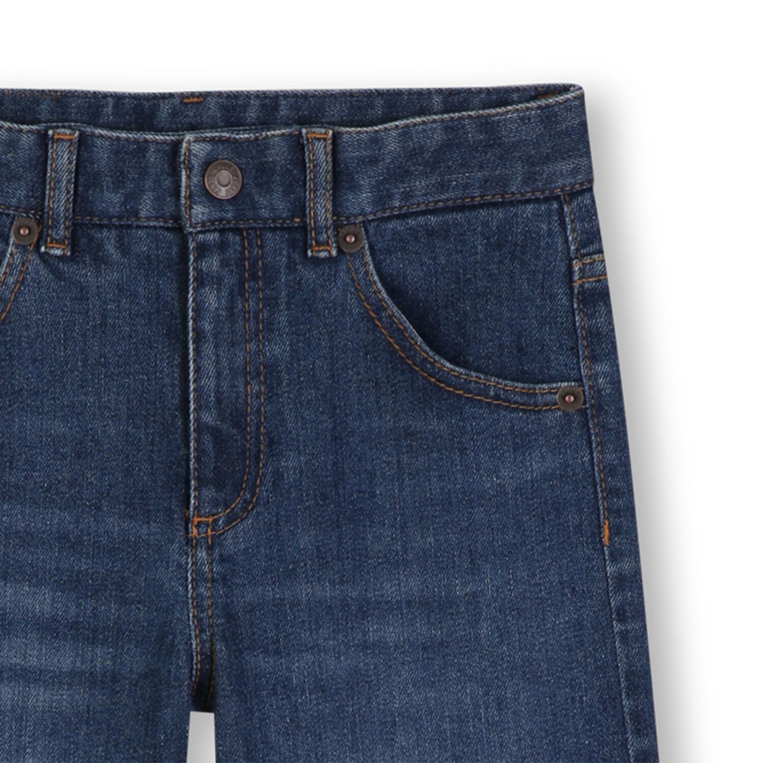Girls Blue Denim Jeans, 1, hi-res