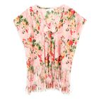 قفطان وردي مطوي للبنات, 1, hi-res