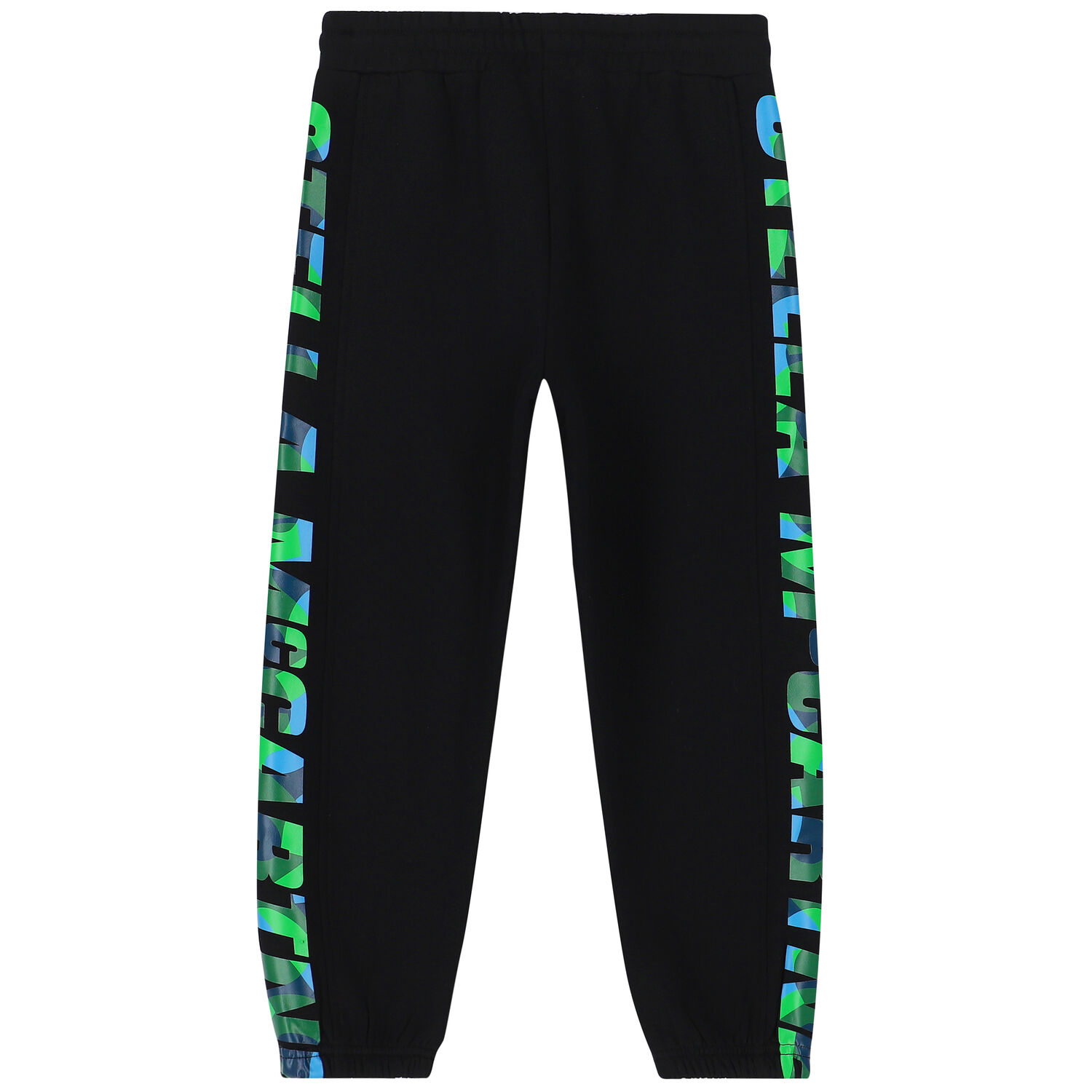 Boys Black Logo Joggers, 1, hi-res